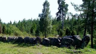 The Stone ships SkeppssättningNordic bronze age  Viking age [upl. by Ajim]