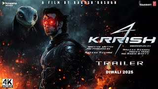 Krrish 4 Rise of Jaadu  Official Trailer  Hrithik Roshan Naseeruddin Shah Preity Nora  2025 [upl. by Eelrahs784]