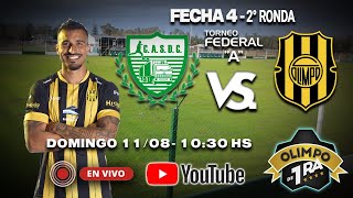 Camioneros vs Olimpo  Federal A  Fecha 4  2da Ronda  Olimpo de Primera  11Agosto 2024 [upl. by Haleehs]