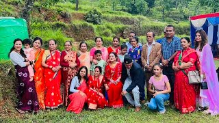 Mitini ko beha ma ramailo💕Parbatya panche baja dance❤️Marrige vibes 💖Gyadi parbat🇳🇵 [upl. by Coulombe783]