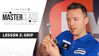 A Live Darts Masterclass  Lesson 2  How to grip your darts [upl. by Calley]