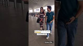 shrelyn chopra click Mumbai airport 🤩 filmymanoranjan bollywood fitness [upl. by Oaoj]