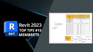 TOP TIPS 15  revit 2023  CREA TU PROPIO MEMBRETE 🤓📚 [upl. by Ahsienak813]