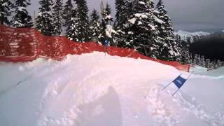 Ken Achenbach 30th Anniversary Mt Baker Banked Slalom Winning Run POV [upl. by Venetia]