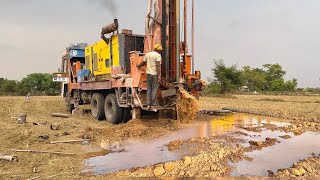 Borewell Drilling  20 Hp water journey 155 Feet Deep Boring  Coconut water checking method  Pump [upl. by Rolph103]