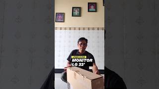 Unboxing Monitor LG 22MR410 shortvideo monitors cpumurah lg [upl. by Mussman]