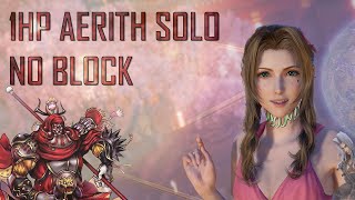 FF7 REBIRTH  1HP AERITH NO BLOCKNO DAMAGE vs Gilgamesh Hard  1400 WIPES  AERITH UNBOUND [upl. by Elsworth]