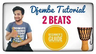 🪘Djembe Tutorial  2 Beats  Beginners music beginners djembe africa india percussion [upl. by Areyk]