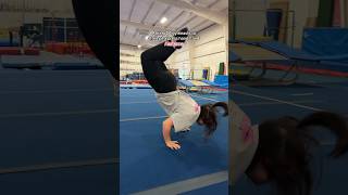 Asking D1 gymnasts to attempt a PRESS HANDSTAND 😱👀 [upl. by Dnalrah]