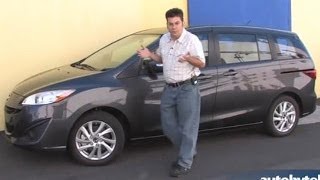 2014 Mazda5 Minivan Test Drive Video Review [upl. by Domineca878]