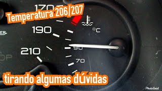 Temperatura do motor Peugeot 206207 respondendo a perguntas 4  peugeot [upl. by Cohn]