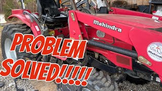 Mahindra 3016 Shuttle Shift Tractor Flaw FIXED alsoI need your help [upl. by Novaj]