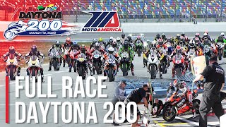 2022 MotoAmerica Daytona 200  FULL RACE [upl. by Henriques]