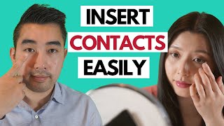 How to put in contact lenses 3 different methods  Optometrist Tutorial [upl. by Sandry]