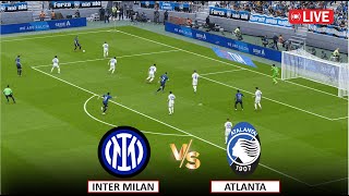 🔴LIVE  INTER MILAN vs ATLANTA BC I SERIE A FOOTBALL MATCH STREAMING I eFOOTBALL PES 21 GAMEPLAY [upl. by Niknar]