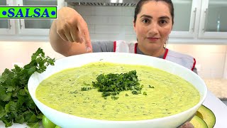 Salsa de aguacate  😱👉 INCREÍBLE el resultado final 😲🤫 [upl. by Leumhs]