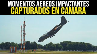 5 Momentos Catastróficos de Aviones Captados en Cámara SEGUNDOS ANTES DEL DESASTRE [upl. by Nanahs]