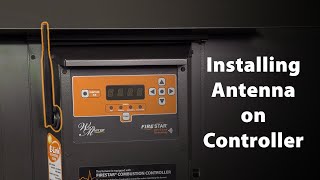 Install Antenna On FireStar Controller  CleanFire from WoodMaster Outdoor Wood Furnaces [upl. by Kala629]