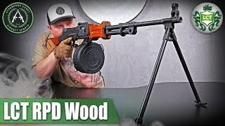 Обзор на LCT RPD Wood UP Страйкбольный пулемет [upl. by Hamehseer160]