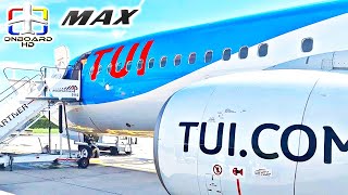 TRIP REPORT  Flying TUI Deluxe Class ツ  Boeing 737 MAX  Alicante to Brussels [upl. by Danieu]