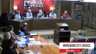 Winnsboro City Council [upl. by Erasmo59]