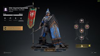 Conquerors Blade Imperial Spear Guard Unit Control Guide Guide Veterancy and Doctrines Season18 [upl. by Irahcaz]