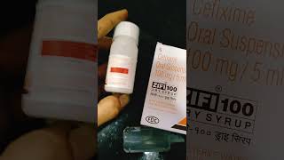 Zifi 100 syrup uses bacterialdiseases cough infection fever uti typhoid pnemonia shorts med [upl. by Inverson]