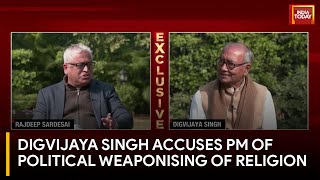 Digvijaya Singh Alleges Use Of Religion As A Political Weapon By PM Modi [upl. by Neffirg]