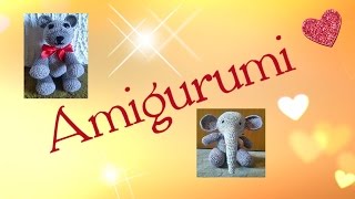 Häkeln  Amigurumi  Elefant Katze 2 Bären  Julebuergerfee [upl. by Darla]