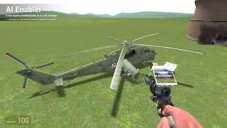 MI24V from LVS Battling against Star Wars Tanks from LVS GMOD [upl. by Rainger388]