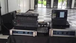 Tosunra p9500s amp p5000s testing at Amara Clubhouse Small Dream Sound System Cebu [upl. by Ahsiruam881]