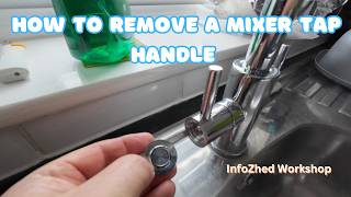 How to remove Mixer Tap handle with no obvious screw [upl. by Aicilaana]