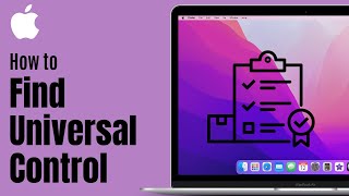 How to Find Universal Control Settings on MacOS Sonoma amp Ventura [upl. by Pressey395]