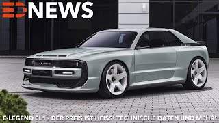 2024 ELegend EL1 Fakten Technische Daten Abmessungen der Preis und mehr  Electric Drive News [upl. by Ellerad]