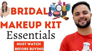 Complete Bridal Makeup Kit Essentials  Everything You Need to Know [upl. by Aeki292]