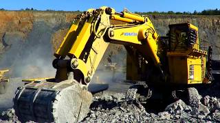 Komatsu PC30006 Loading Blasted Rock [upl. by Dan]