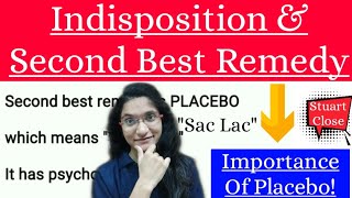 Indisposition amp Second Best Remedy  Placebo  Sac Lac  Stuart Close Philosophy [upl. by Giuliana]