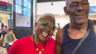 Raymonde TORIN et Thierry LIMA une rencontre  surprise à laéroport Pôle Caraïbe [upl. by Hedve]