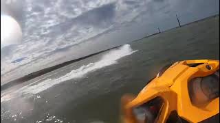 Seadoo GTI 130 and Seadoo RXTX 260 RS Sea Palling Norfolk UK [upl. by Oletta947]