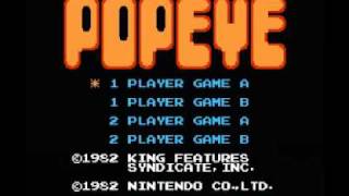 Popeye NES Music  Stage Theme 3 [upl. by Aerdnaz]