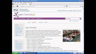 Learn Chemistry Wiki Site Tour Jan 2012 [upl. by Heman67]