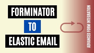 Quickly Connect Forminator to Elastic Email Within 3 Minutes [upl. by Nelyt]