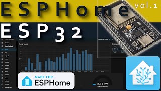 🏠 vol1 Home Assistant ESP32 ESPHome simple steps for beginners [upl. by Sixel488]