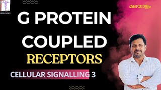 G Protein coupled Receptor Malayalam GPCR signaling pathway malayalam Receptors malayalam cAMP PLC [upl. by Hakim]