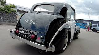 1948 Daimler DB18 Saloon Exhaust Sound [upl. by Ymorej218]