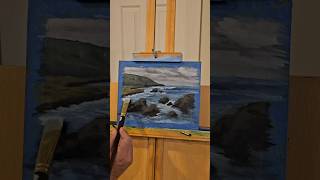 Oil Painting  learning from an Andrew Tischler art oilpainting painting seascape [upl. by Ytinirt44]