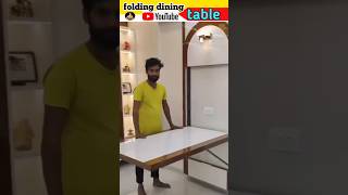 The Ultimate space saving folding dining tabledining table design [upl. by Anas]