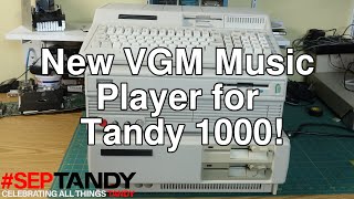 New VGM music player for Tandy 1000 [upl. by Tobi666]