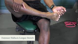 Extensor Hallucis Longus Stretch [upl. by Cirone323]