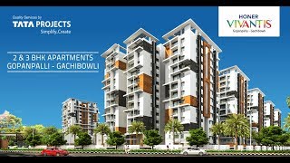 Honer Homes  Honer Vivantis 2 amp 3 BHK Luxury Apartment at Gopanpally Near Gachibowli [upl. by Dolora687]